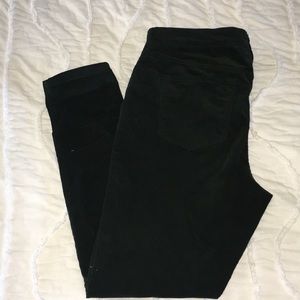 Old Navy corduroy skinnies Hunter Green